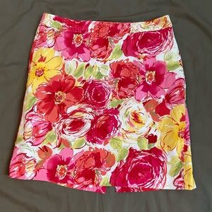 Van Heusen Floral Skirt 12